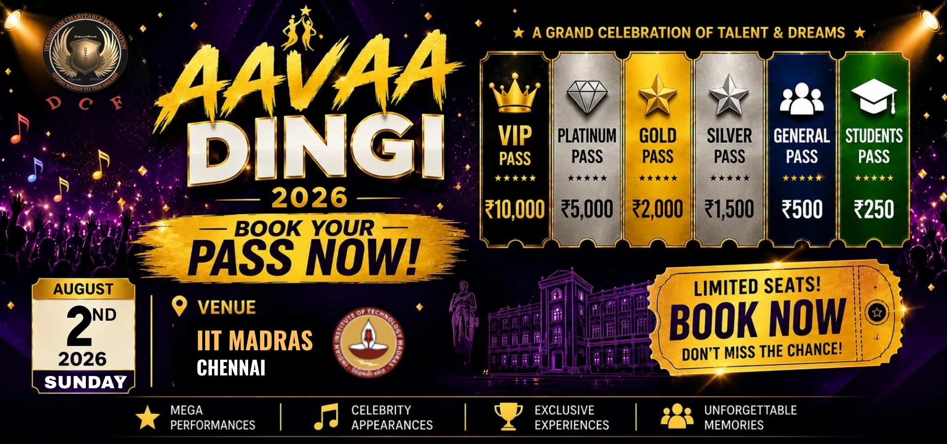 BOOK YOUR TICKET TODAY BANNER