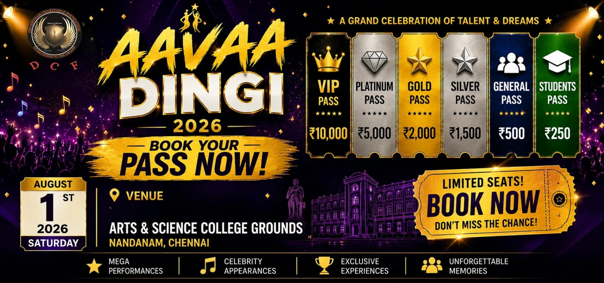 BOOK YOUR TICKET TODAY